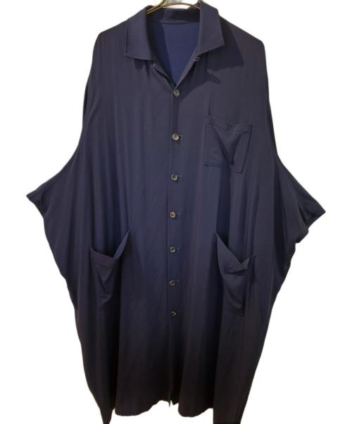 Y's（ワイズ）Y's (ワイズ) 95AW ギャバジンロングコート ネイビー サイズ:-の古着・服飾アイテム