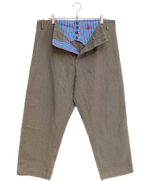 Vivienne Westwood（ヴィヴィアンウエストウッド）Vivienne Westwood (ヴィヴィアンウエストウッド) Alien Trousers オリーブ サイズ:Lの古着・服飾アイテム