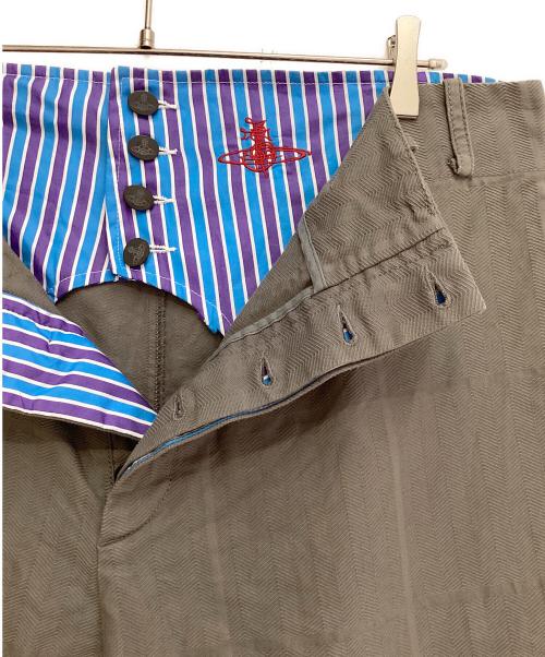 Vivienne Westwood（ヴィヴィアンウエストウッド）Vivienne Westwood (ヴィヴィアンウエストウッド) Alien Trousers オリーブ サイズ:Lの古着・服飾アイテム