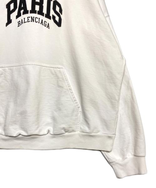 BALENCIAGA（バレンシアガ）BALENCIAGA (バレンシアガ) Cities Paris Hoodie ホワイト サイズ:2の古着・服飾アイテム