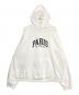 BALENCIAGA（バレンシアガ）の古着「Cities Paris Hoodie」｜ホワイト
