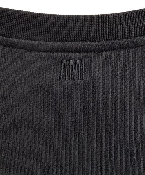 AMI Alexandre Mattiussi（アミアレクサンドルマテュッシ）AMI Alexandre Mattiussi (アミアレクサンドルマテュッシ) ロゴスウェット ブラック サイズ:XLの古着・服飾アイテム