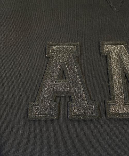 AMI Alexandre Mattiussi（アミアレクサンドルマテュッシ）AMI Alexandre Mattiussi (アミアレクサンドルマテュッシ) ロゴスウェット ブラック サイズ:XLの古着・服飾アイテム