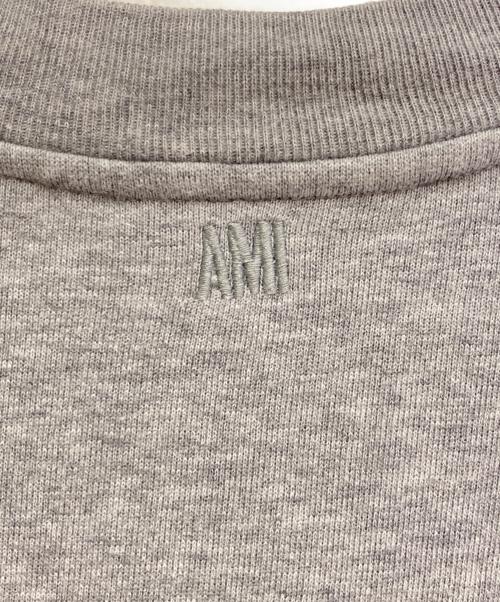 AMI Alexandre Mattiussi（アミアレクサンドルマテュッシ）AMI Alexandre Mattiussi (アミアレクサンドルマテュッシ) ロゴスウェット グレー×トリコロール サイズ:Mの古着・服飾アイテム