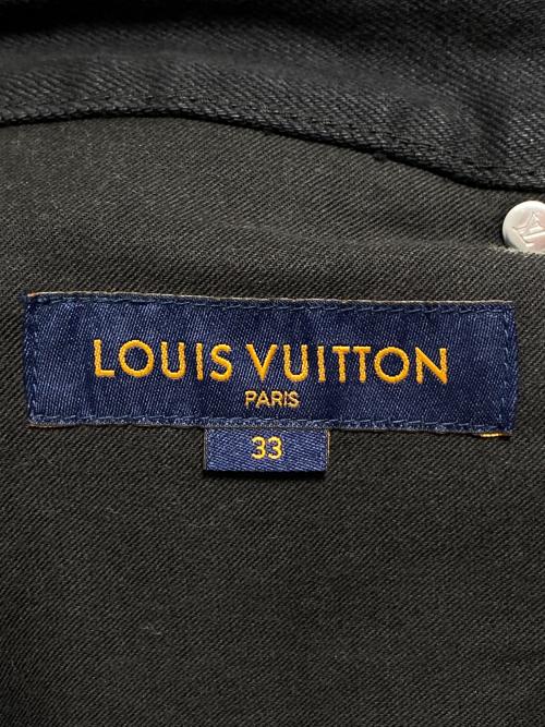 LOUIS VUITTON（ルイ ヴィトン）LOUIS VUITTON (ルイ ヴィトン) スリムストレッチデニムパンツ ブラック サイズ:33の古着・服飾アイテム