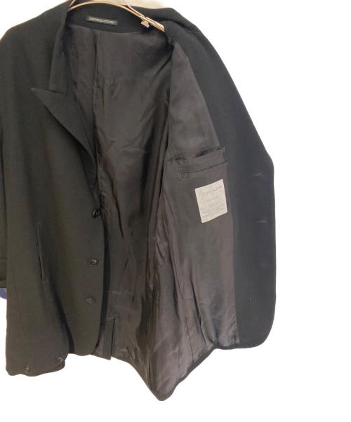 Yohji Yamamoto pour homme（ヨウジヤマモト プールオム）Yohji Yamamoto pour homme (ヨウジヤマモト プールオム) ウールテーラードジャケット ブラック サイズ:3の古着・服飾アイテム
