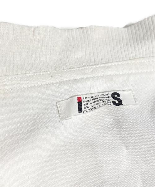 I.S. ISSEY MIYAKE（イッセイ ミヤケ）I.S. ISSEY MIYAKE (イッセイ ミヤケ) コットンボンバージャケット ホワイト サイズ:-の古着・服飾アイテム