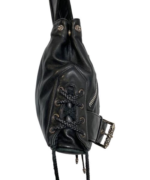 CHROME HEARTS（クロムハーツ）CHROME HEARTS (クロムハーツ) JJ-DEAN LARGE BAG ブラックの古着・服飾アイテム