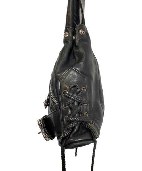 CHROME HEARTS（クロムハーツ）CHROME HEARTS (クロムハーツ) JJ-DEAN LARGE BAG ブラックの古着・服飾アイテム