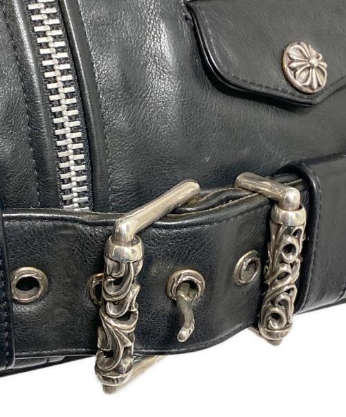 CHROME HEARTS（クロムハーツ）CHROME HEARTS (クロムハーツ) JJ-DEAN LARGE BAG ブラックの古着・服飾アイテム