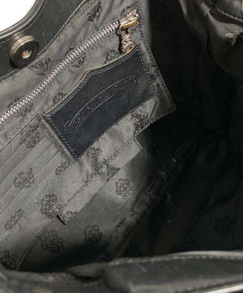 CHROME HEARTS（クロムハーツ）CHROME HEARTS (クロムハーツ) JJ-DEAN LARGE BAG ブラックの古着・服飾アイテム