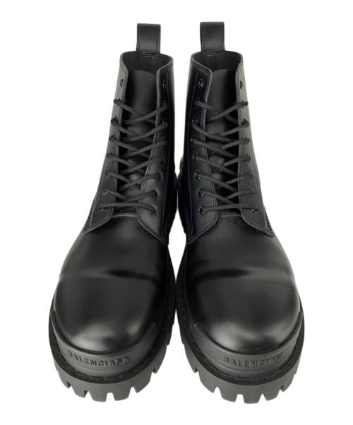 BALENCIAGA（バレンシアガ）BALENCIAGA (バレンシアガ) LACE-UP BOOT ブラック サイズ:41の古着・服飾アイテム