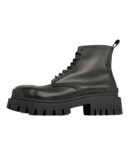 BALENCIAGA（バレンシアガ）BALENCIAGA (バレンシアガ) LACE-UP BOOT ブラック サイズ:41の古着・服飾アイテム