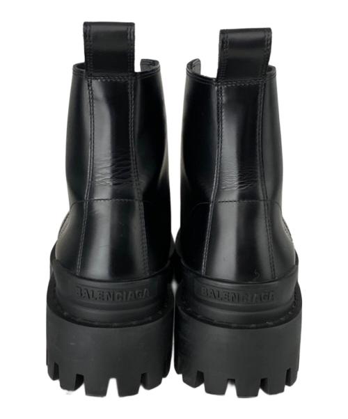 BALENCIAGA（バレンシアガ）BALENCIAGA (バレンシアガ) LACE-UP BOOT ブラック サイズ:41の古着・服飾アイテム