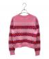 CHANEL (シャネル) カシミヤ混ココマークニット ピンク×マルチカラー サイズ:34：240000円