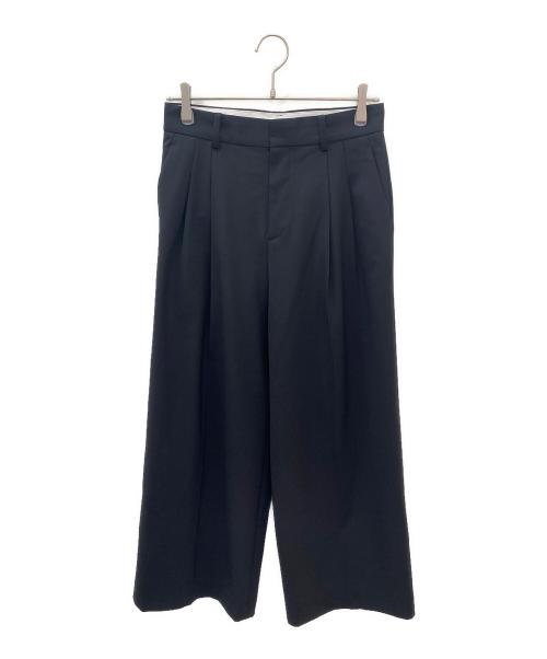 EVERYDAY I LIKE.（エヴリデイ アイ ライク）EVERYDAY I LIKE. (エヴリデイ アイ ライク) Tuck Wide PT ブラック サイズ:38の古着・服飾アイテム