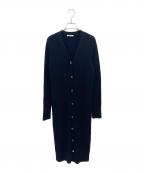 EVERYDAY I LIKE.エヴリデイ アイ ライク）の古着「リブ ロングカーディガン」｜ブラック