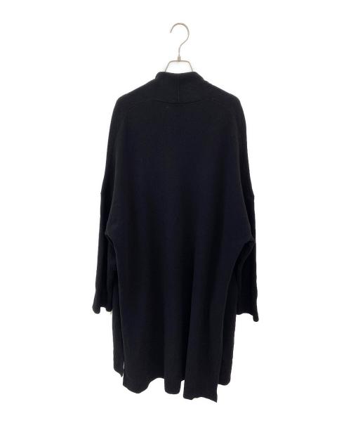 ENFOLD（エンフォルド）ENFOLD (エンフォルド) Wool Cashmere スリットカーディガン ブラック サイズ:38の古着・服飾アイテム