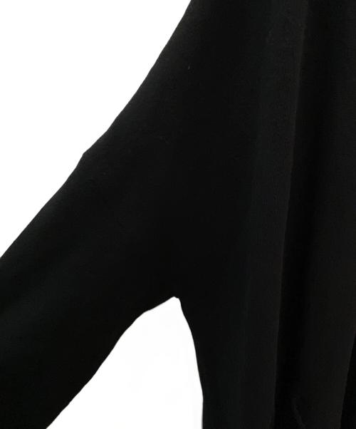 ENFOLD（エンフォルド）ENFOLD (エンフォルド) Wool Cashmere スリットカーディガン ブラック サイズ:38の古着・服飾アイテム