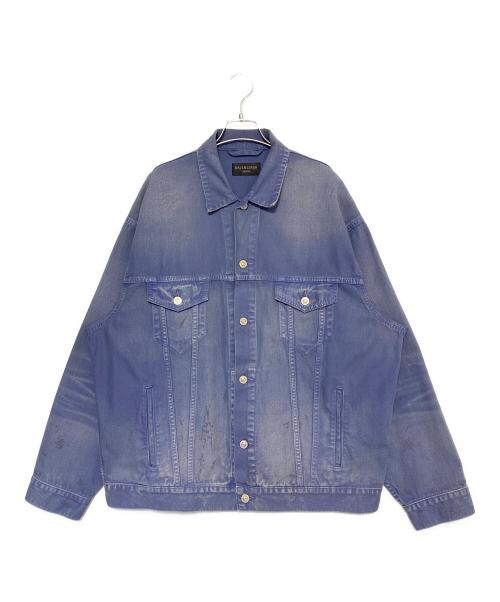 BALENCIAGA（バレンシアガ）BALENCIAGA (バレンシアガ) ラージフィットジャケット パープル サイズ:Mの古着・服飾アイテム
