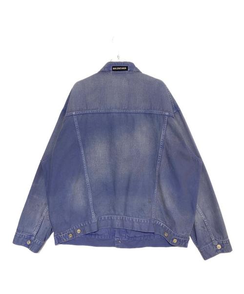 BALENCIAGA（バレンシアガ）BALENCIAGA (バレンシアガ) ラージフィットジャケット パープル サイズ:Mの古着・服飾アイテム