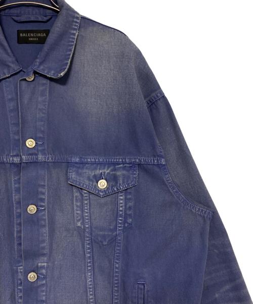 BALENCIAGA（バレンシアガ）BALENCIAGA (バレンシアガ) ラージフィットジャケット パープル サイズ:Mの古着・服飾アイテム