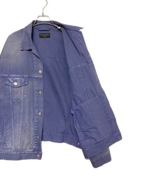 BALENCIAGA（バレンシアガ）BALENCIAGA (バレンシアガ) ラージフィットジャケット パープル サイズ:Mの古着・服飾アイテム