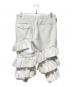 COMME des GARCONS HOMME PLUS (コムデギャルソンオムプリュス) 24AW フリルクロップドパンツ ホワイト サイズ:M：35000円