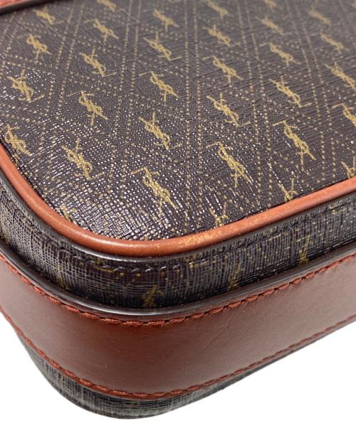 Saint Laurent Paris（サンローランパリ）Saint Laurent Paris (サンローランパリ) ル･モノグラム/カメラバッグ ブラウンの古着・服飾アイテム