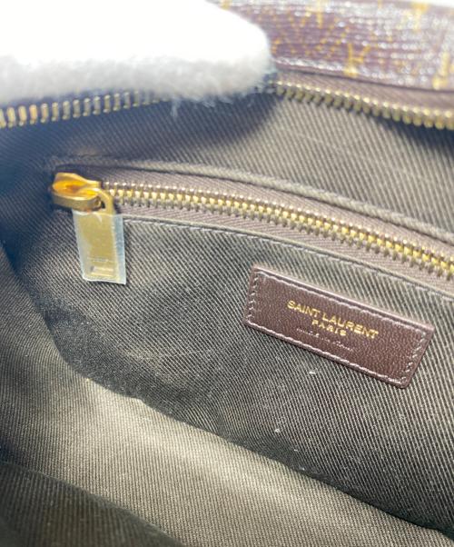 Saint Laurent Paris（サンローランパリ）Saint Laurent Paris (サンローランパリ) ル･モノグラム/カメラバッグ ブラウンの古着・服飾アイテム