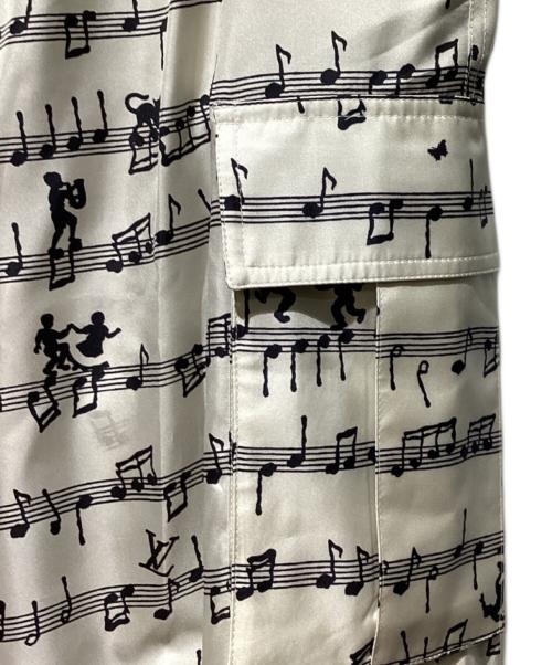 LOUIS VUITTON（ルイ ヴィトン）LOUIS VUITTON (ルイ ヴィトン) 23SS 音符総柄パンツ ホワイト サイズ:40の古着・服飾アイテム