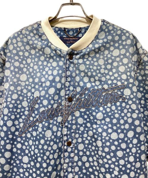 LOUIS VUITTON（ルイ ヴィトン）LOUIS VUITTON (ルイ ヴィトン) 草間彌生 23AW インフィニットドット半袖デニムシャツ ブルー サイズ:XLの古着・服飾アイテム