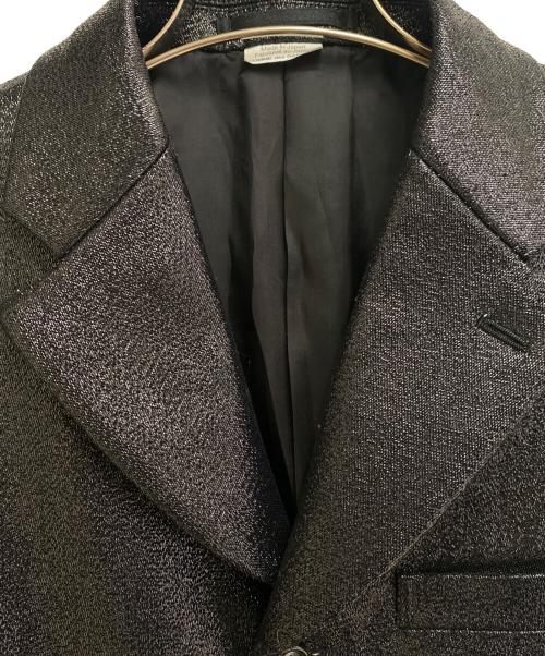 COMME des GARCONS HOMME PLUS（コムデギャルソンオムプリュス）COMME des GARCONS HOMME PLUS (コムデギャルソンオムプリュス) 24AW カッティングラメジャケット ブラック サイズ:Mの古着・服飾アイテム