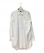 COMME des GARCONS HOMME PLUSコムデギャルソンオムプリュス）の古着「24AW スパンコールロングシャツ」｜ホワイト