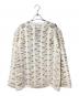 COMME des GARCONS HOMME PLUS (コムデギャルソンオムプリュス) 24AW ダメージデザインニット セーター ホワイト サイズ:S：35000円
