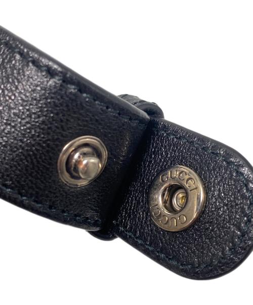 GUCCI（グッチ）GUCCI (グッチ) ブロンディレザーワンショルダーバッグ ブラックの古着・服飾アイテム