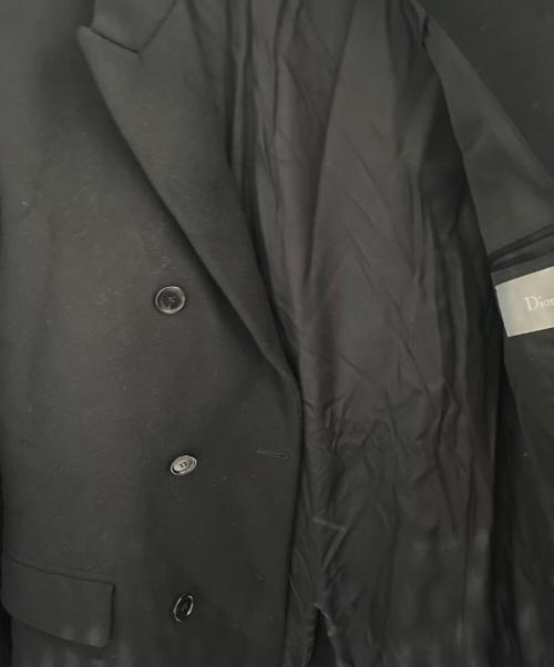 DIOR HOMME（ディオール オム）DIOR HOMME (ディオール オム) NEW WAVE ダブルブレストコート ブラック サイズ:50の古着・服飾アイテム