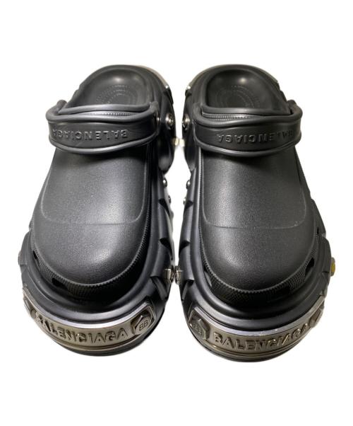 BALENCIAGA（バレンシアガ）BALENCIAGA (バレンシアガ) Hardcrocsサンダル ブラック サイズ:41の古着・服飾アイテム