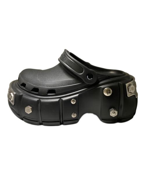 BALENCIAGA（バレンシアガ）BALENCIAGA (バレンシアガ) Hardcrocsサンダル ブラック サイズ:41の古着・服飾アイテム