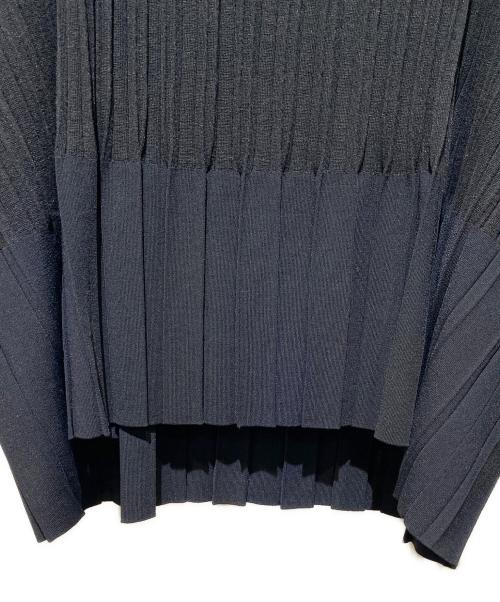 CHANEL（シャネル）CHANEL (シャネル) ココマークプリーツブラウス ブラック サイズ:38の古着・服飾アイテム