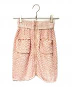 CHANELシャネル）の古着「編み込みスカート」｜ピンク