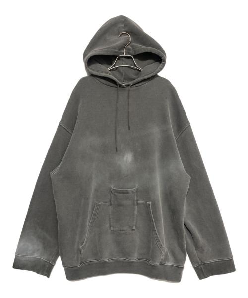 BALENCIAGA（バレンシアガ）BALENCIAGA (バレンシアガ) バックロゴフーディー グレー サイズ:Mの古着・服飾アイテム