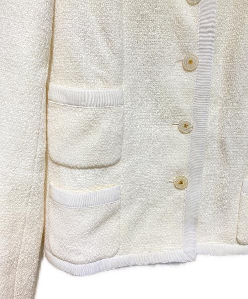 CHANEL（シャネル）CHANEL (シャネル) ココボタンツイードジャケット ベージュ サイズ:36の古着・服飾アイテム