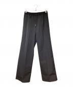 HYKEハイク）の古着「24SS TASLAN ワイドパンツ」｜ブラック