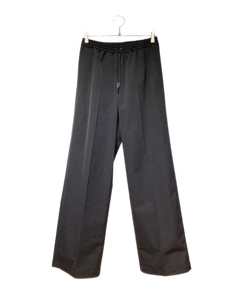 HYKE（ハイク）HYKE (ハイク) 24SS TASLAN ワイドパンツ ブラック サイズ:2の古着・服飾アイテム