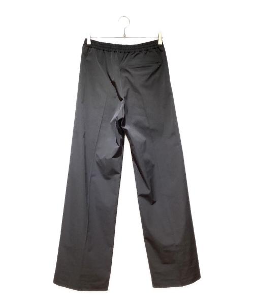 HYKE（ハイク）HYKE (ハイク) 24SS TASLAN ワイドパンツ ブラック サイズ:2の古着・服飾アイテム