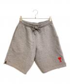 amiアミ）の古着「スウェットハーフパンツ」｜グレー