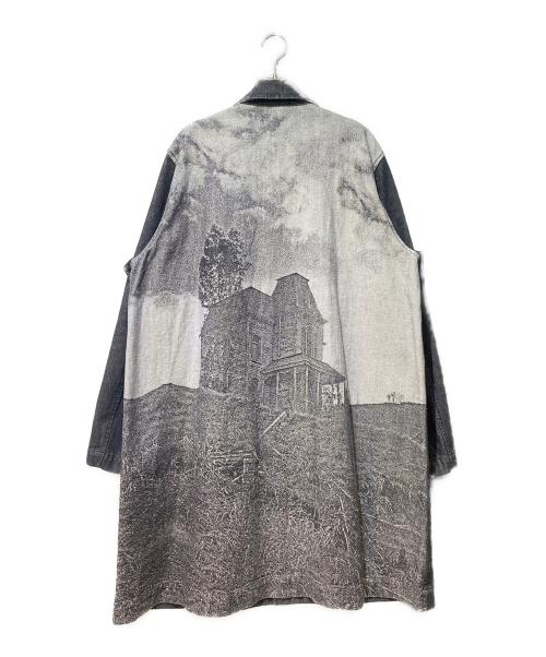 UNDERCOVER（アンダーカバー）UNDERCOVER (アンダーカバー) PSYCHO デニムコート ブラック サイズ:4の古着・服飾アイテム