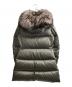 PRADA (プラダ) フォックスファーダウンコート カーキ サイズ:40：220000円