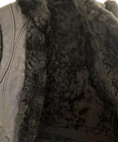 Christian Dior（クリスチャン ディオール）Christian Dior (クリスチャン ディオール) ムートンジレベスト ブラック サイズ:40の古着・服飾アイテム
